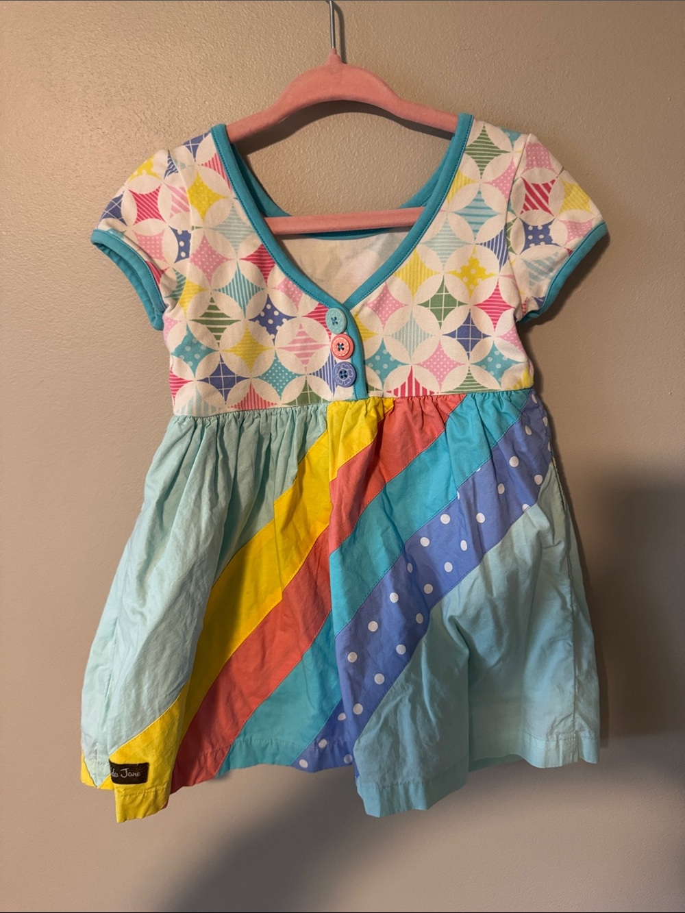 Matilda Jane Roy G Biv Let’s Go Together Dress - Picture 6 of 7